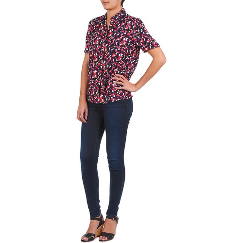 American Retro - NEOSHIRT - Noir / Rose / Orange