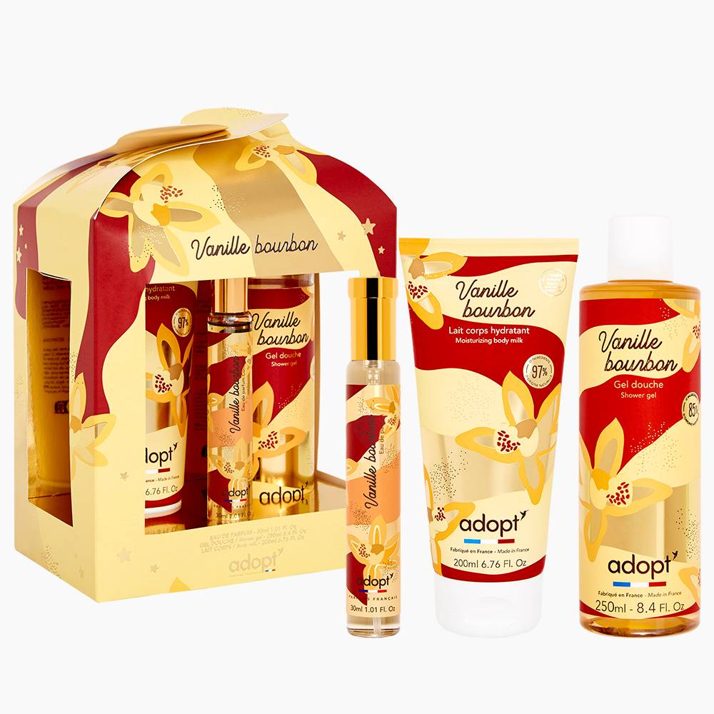 Vanille Bourbon COFFRET CHALET VANILLE BOURBON 30ML + GEL DOUCHE + LAIT CORPS (REA OP BEST/N23)