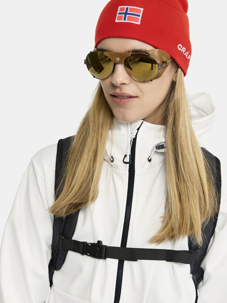 NOR ADV Backcountry Anorak Dame White/Blaze