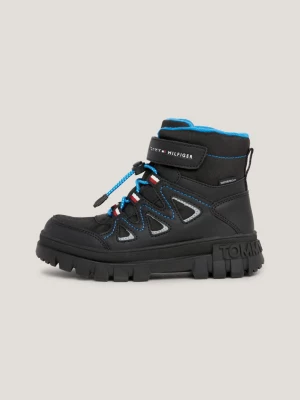 Botas de cano curto impermeáveis com cadarço