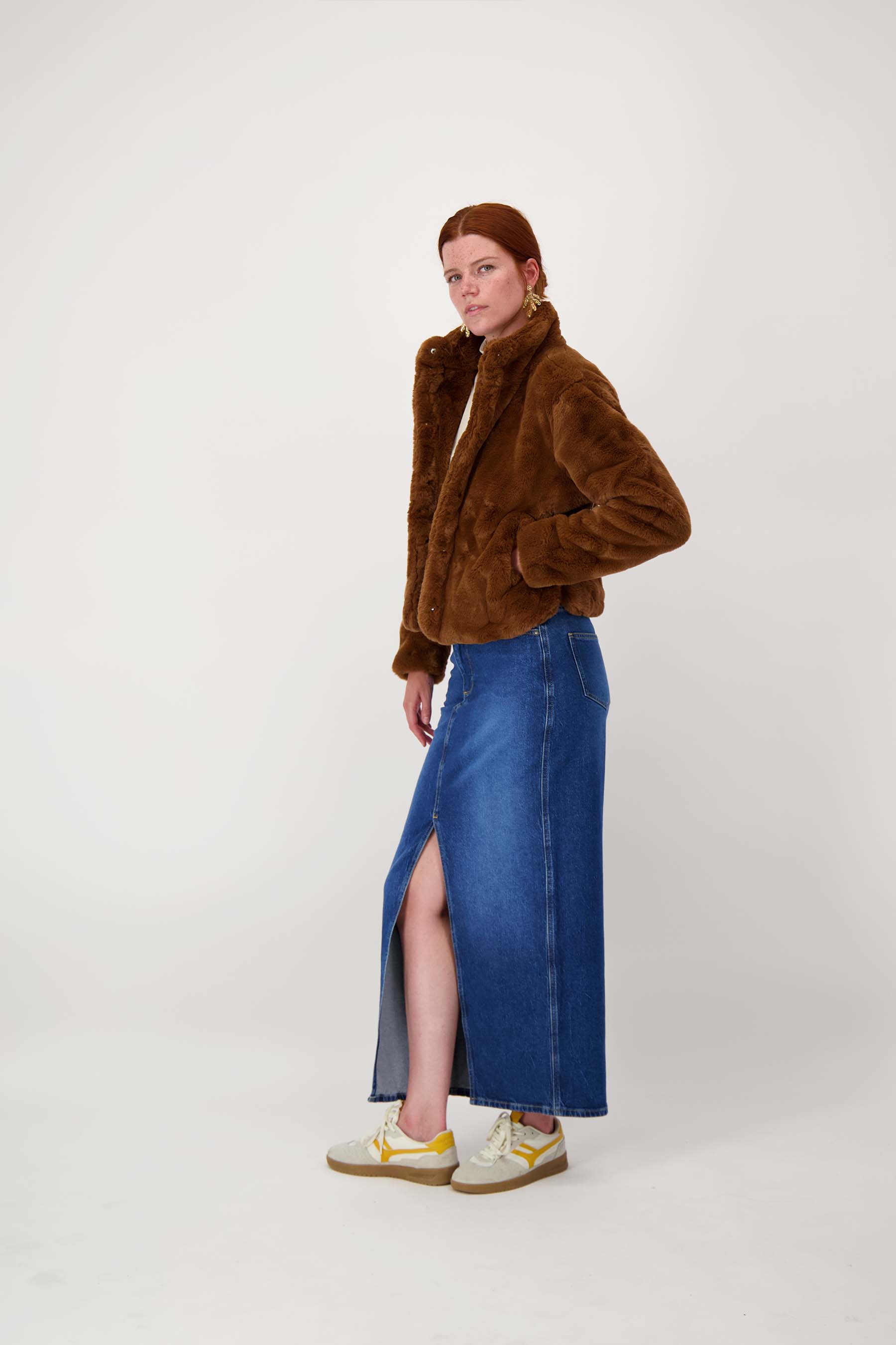 faux fur jasje