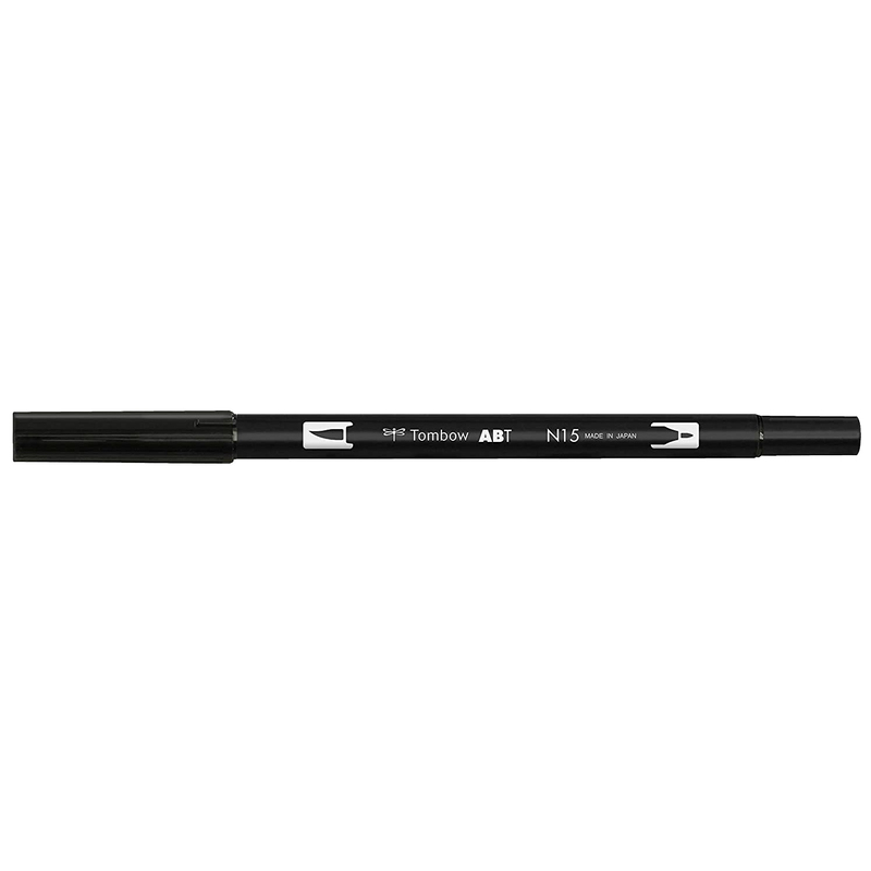 Tombow Pinselstift Dual Brush Pen ABT, schwarz