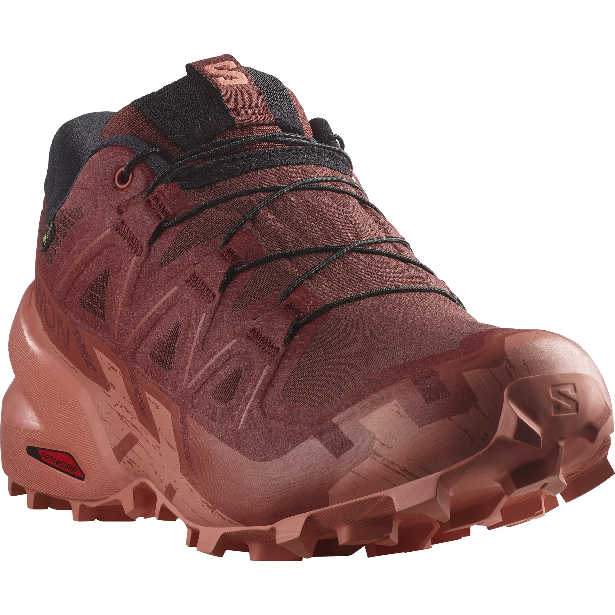 Salomon Women's Speedcross 6 GORE-TEX Rum Raisin/Barn Red/Canyon Clay