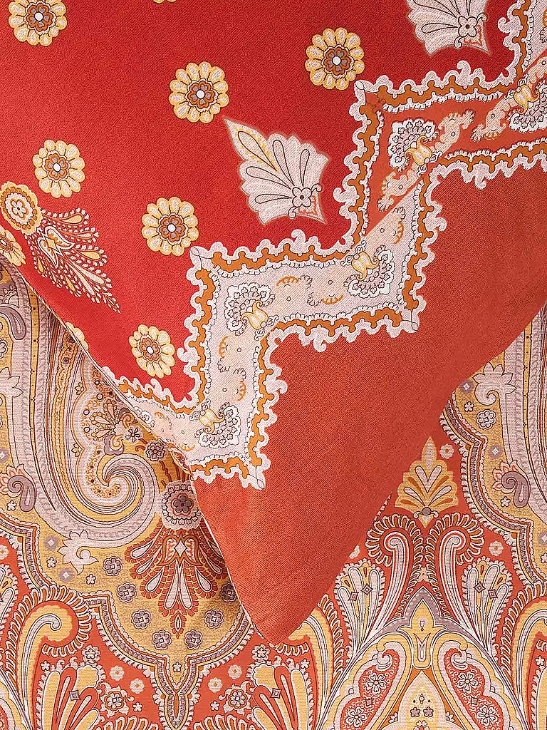 BASSETTI Satin Bettwäsche ISOLABELLA 70x90cm/140x200cm Rot dunkelrot