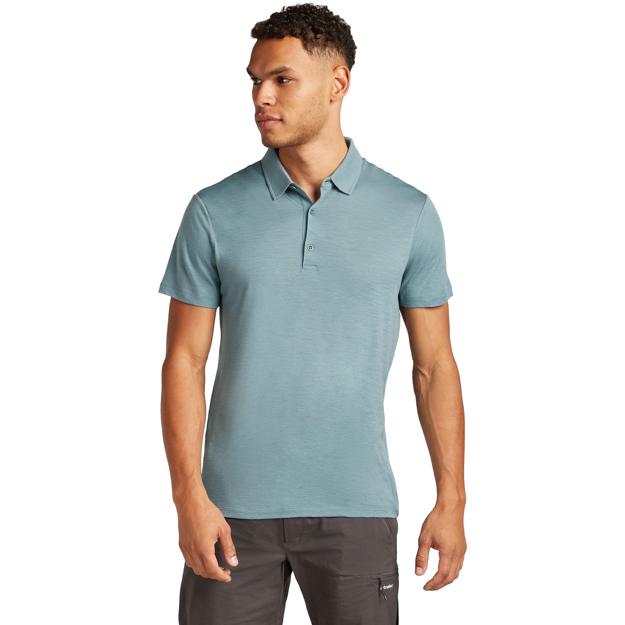 Icebreaker Merino 150 Tech Lite III Poloshirt Herren blue ash
