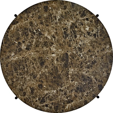 Elva spisebord - brunt marmorlook