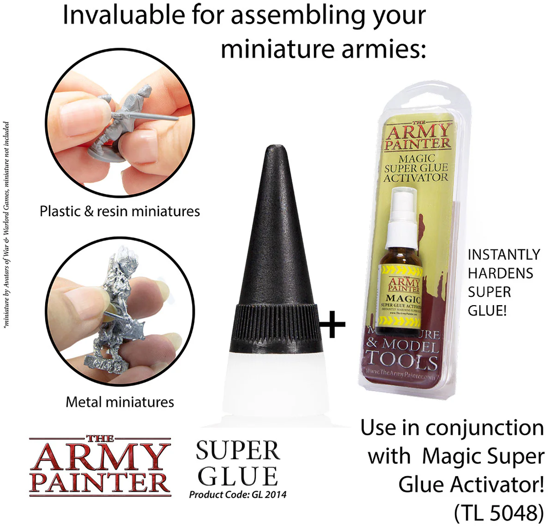 The Army Painter  Super Glue, 24 g    Der unsichtbare Held deiner Miniaturen