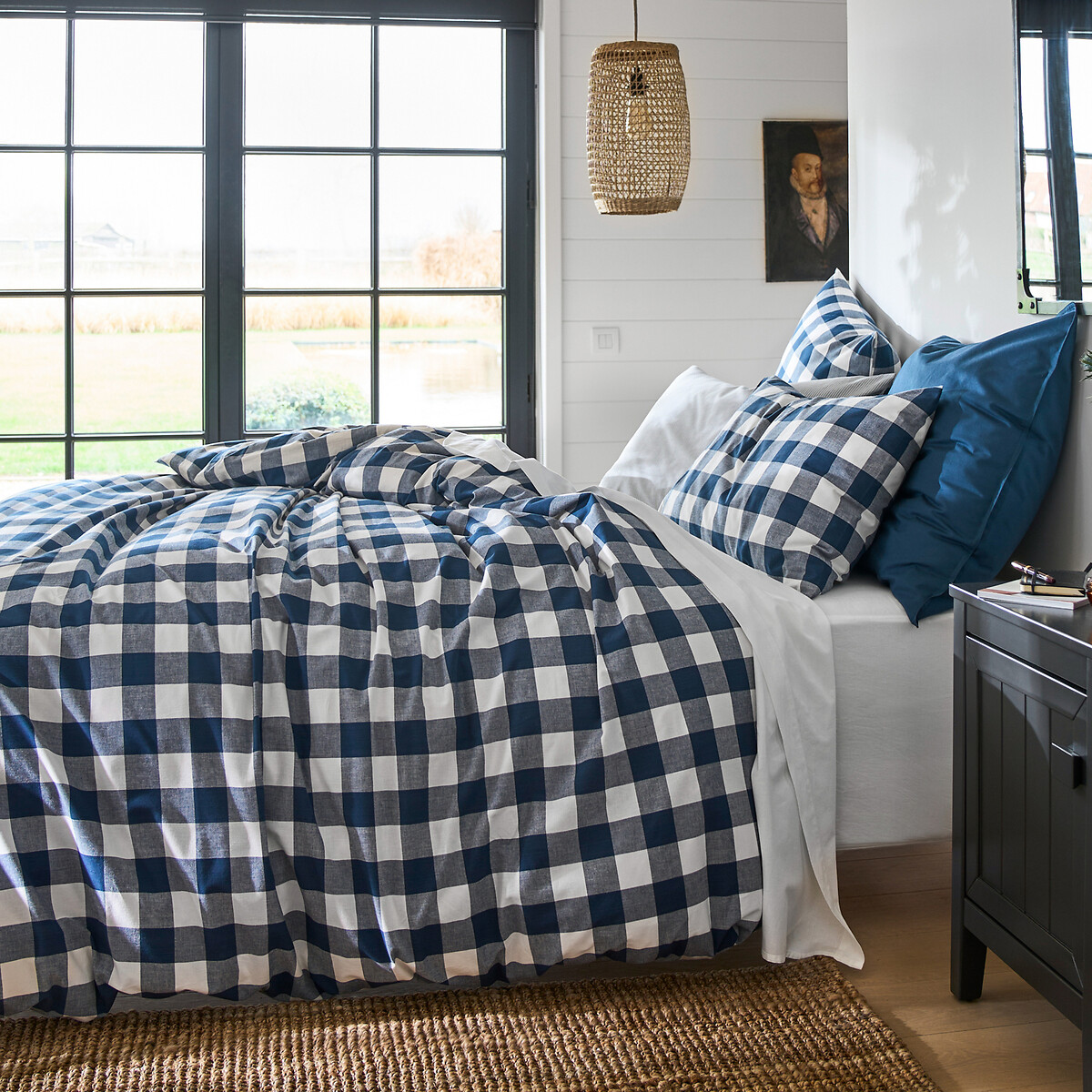 LA REDOUTE INTERIEURS<br>Lençol plano de algodão, Aveiro