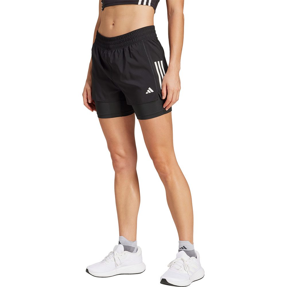 adidas Own the Run Climacool 2-in-1 Shorts Damen black