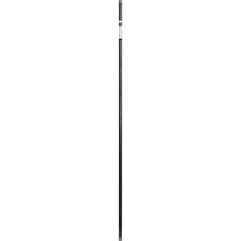 Barre pour tringle à rideaux fer forgé noire 1.50m