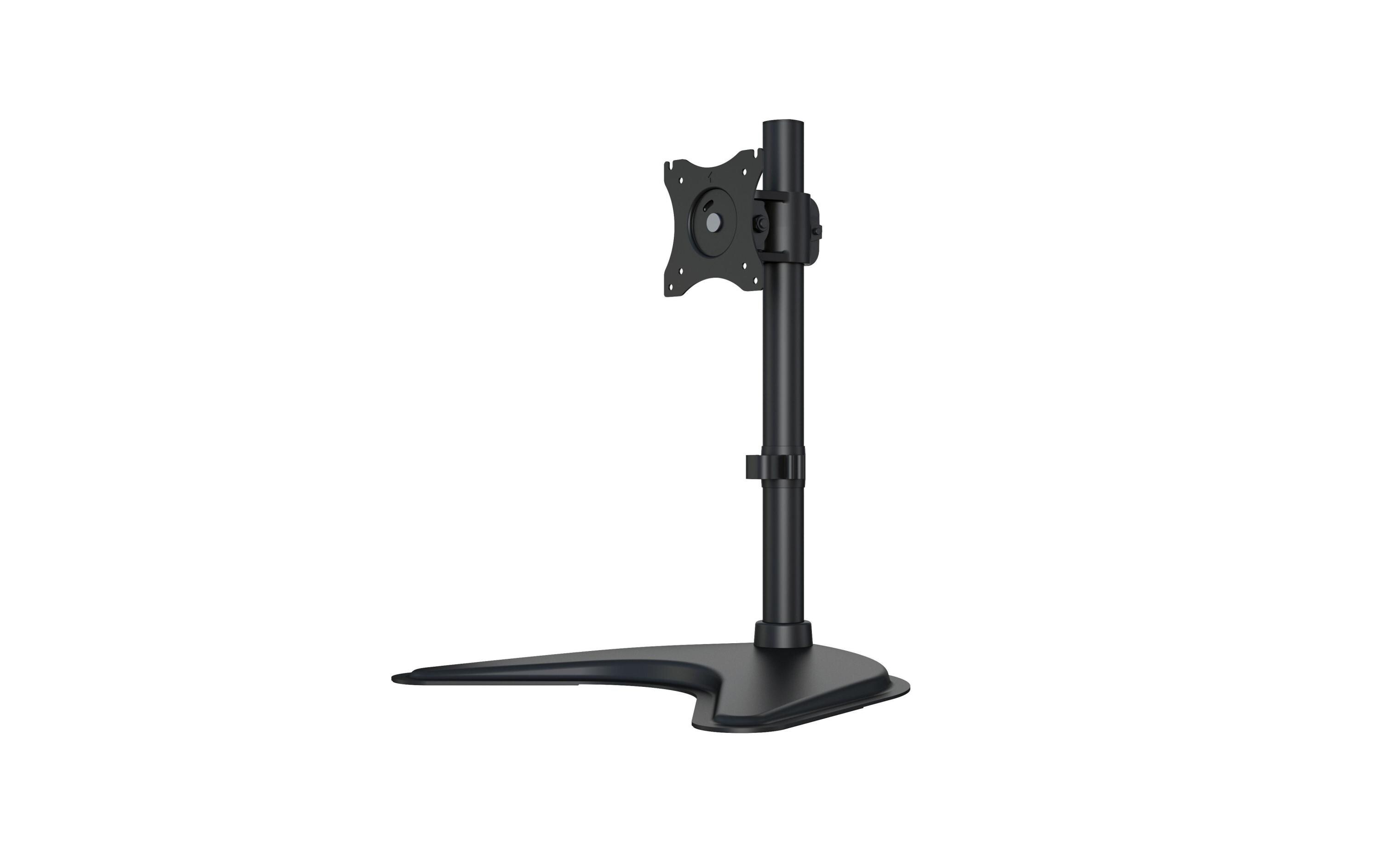 Monitor-Standfuss Basic Single bis 10 kg – SchwarzDeskmount