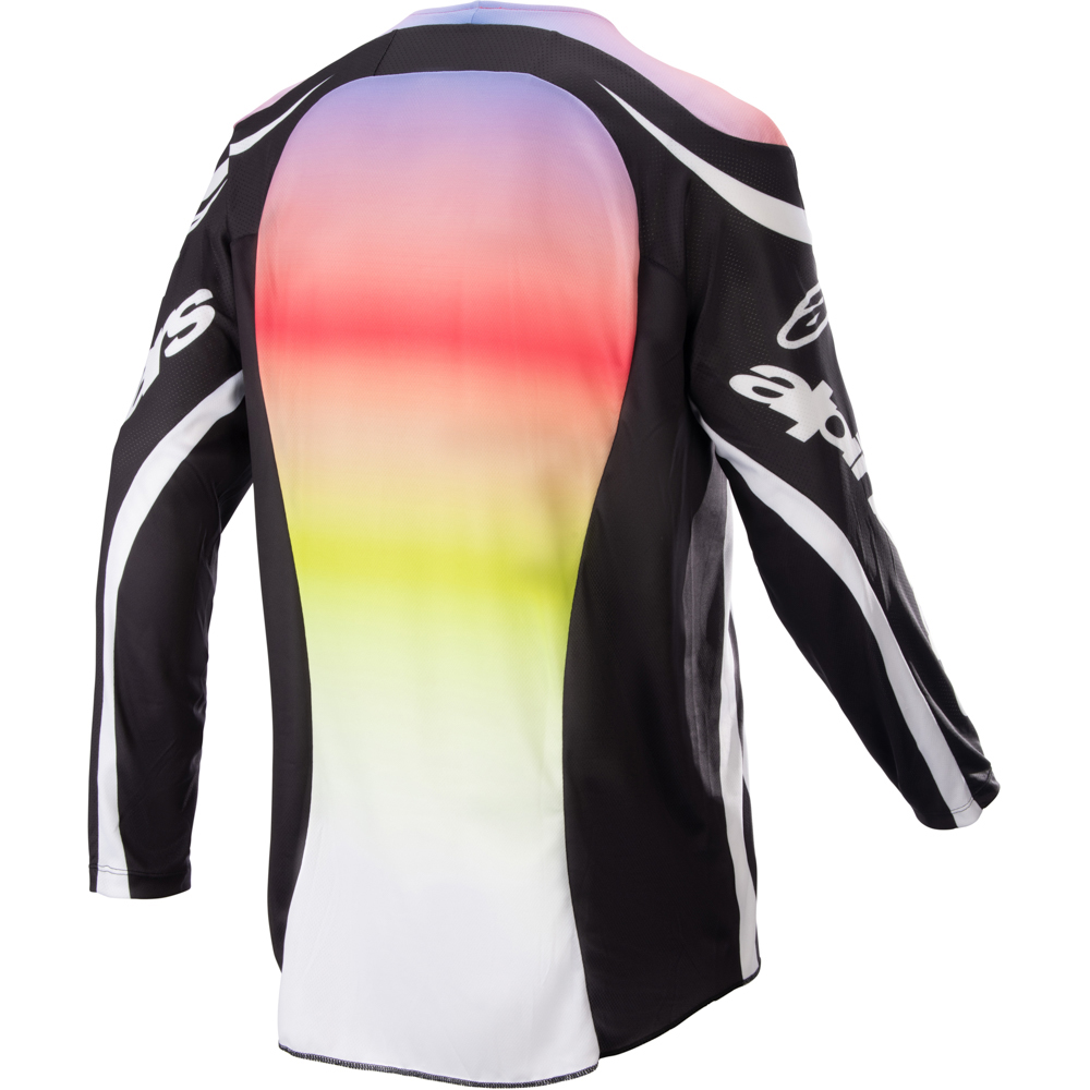 Alpinestars - Maillot Racer Semi Noir / Blanc / Multicolore