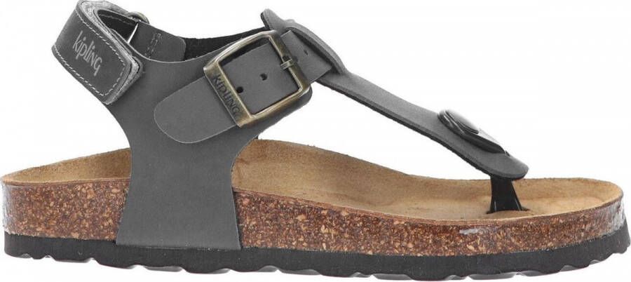 Kipling Juan 3 sandalen grijs Imitatieleer Effen 32