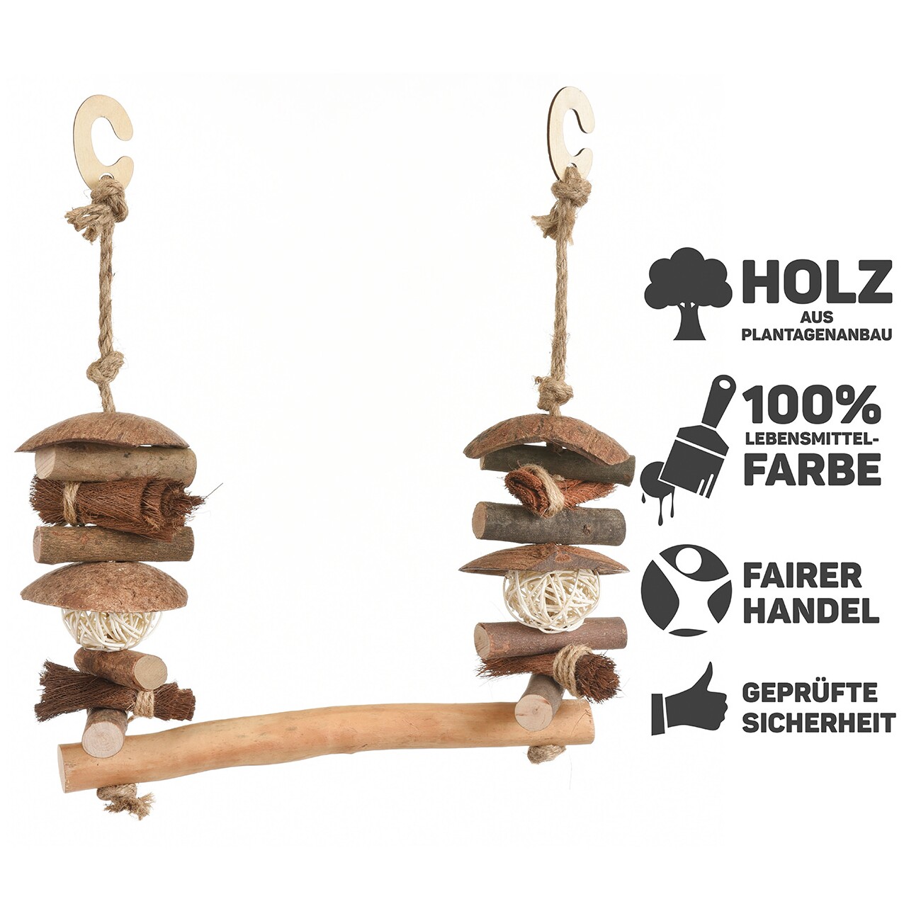 HappyBird Natur Schaukel