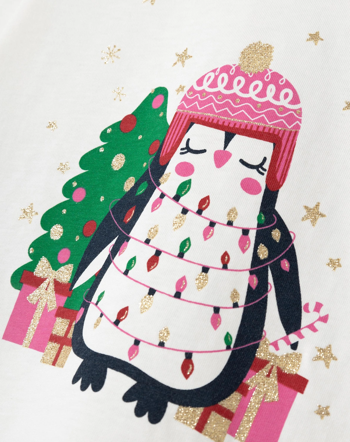 Langarmshirt NMFVISMAS OWL in jet stream