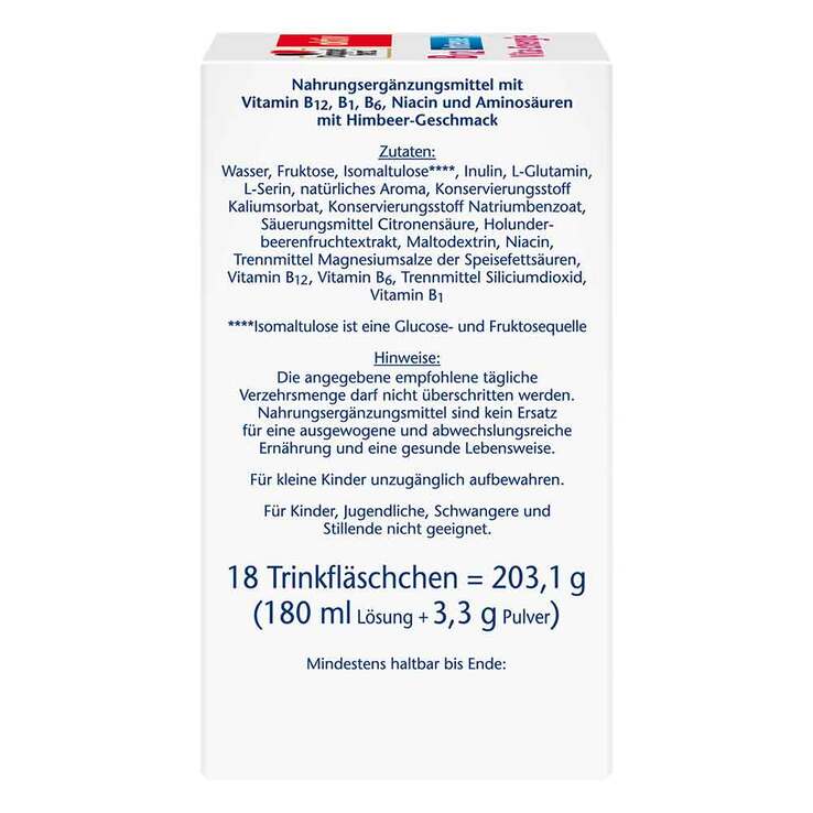 Doppelherz B12 Intense Vita-Energie Trinkflasche , 18 St