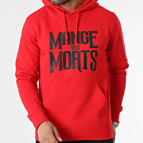 Sweat Capuche MTM Rouge Noir