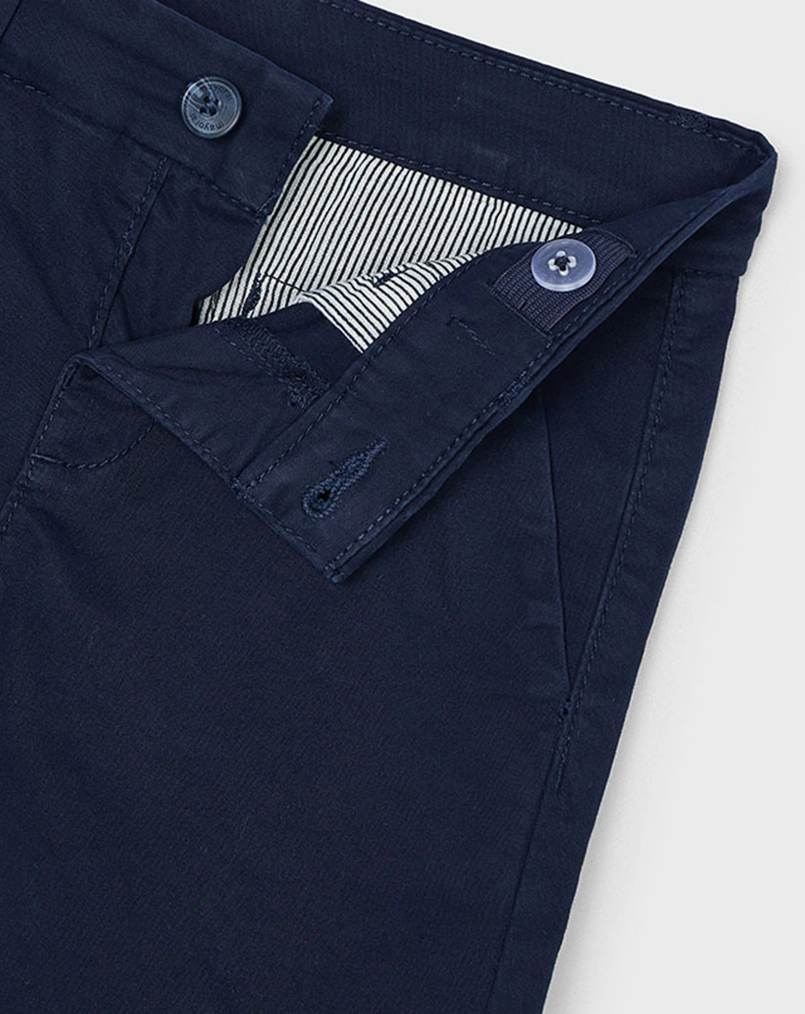 Bermuda-Shorts CHINO SERGE BASIC in marineblau