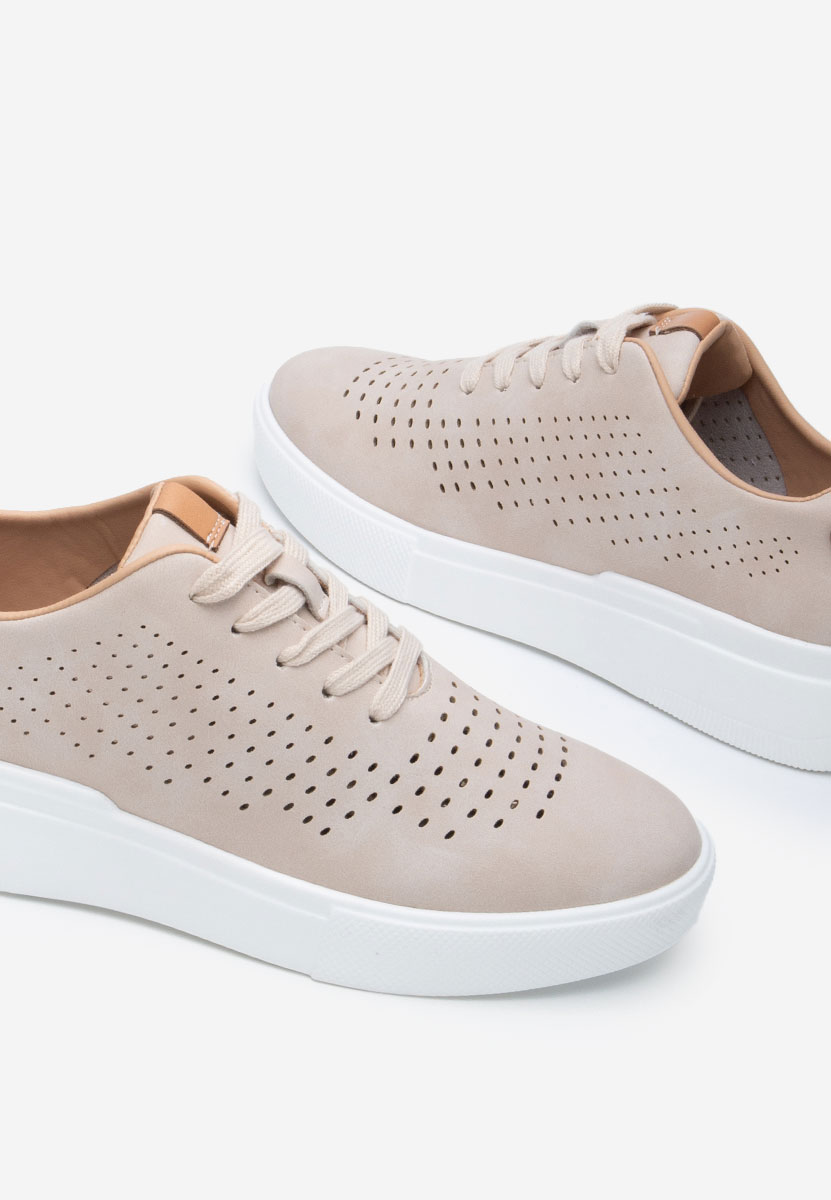 Chaussures casual femme beige Frina