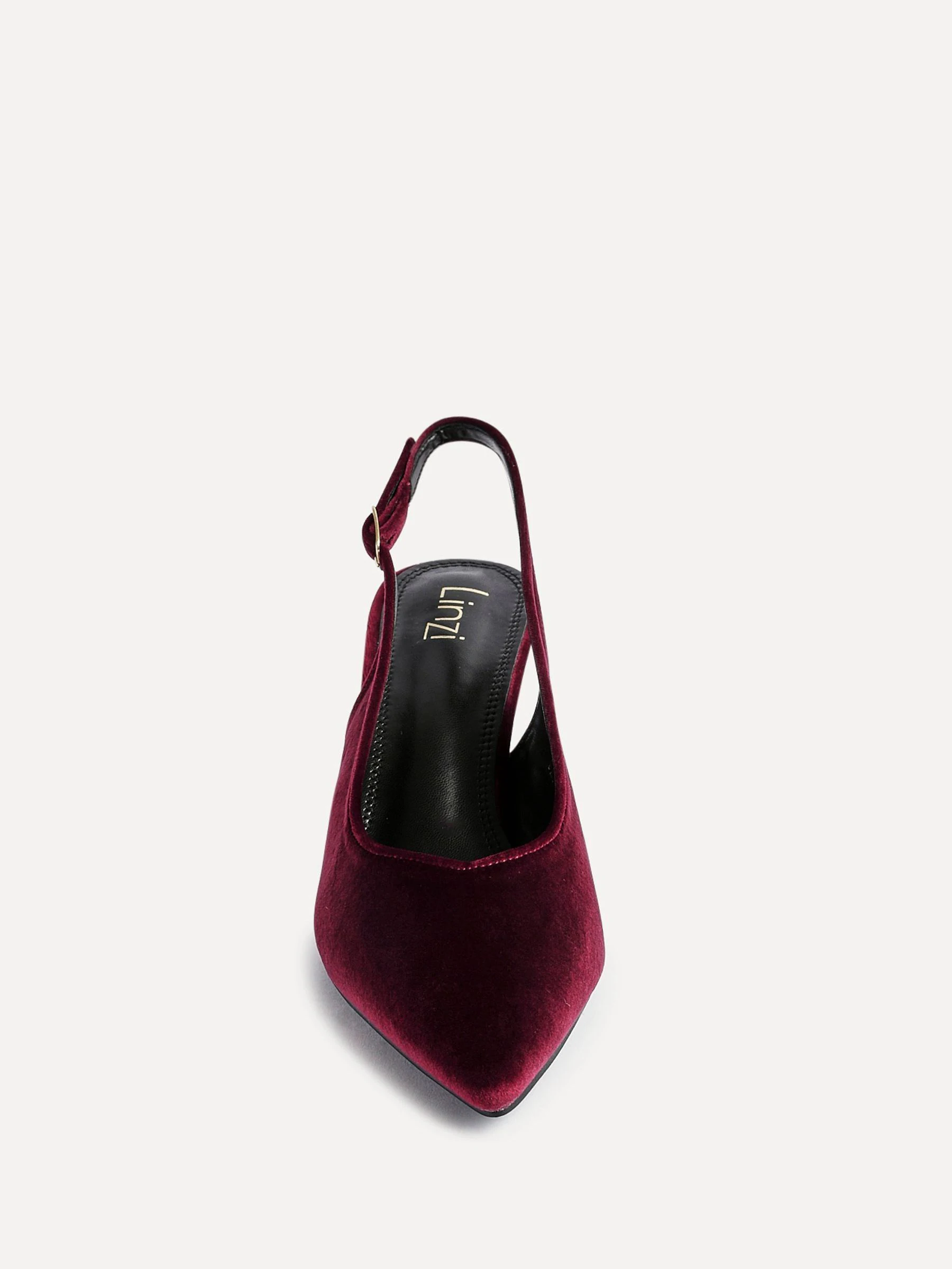 Rood - Linzi Finesse Pointed Slingback Stiletto Court Heels