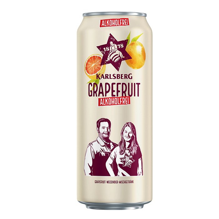 KARLSBERG Grapefruit Alkoholfrei 0,5 l