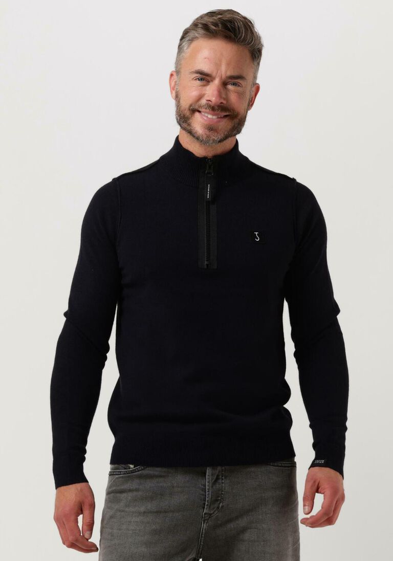 BUTCHER OF BLUE blauwe butcher of blue trui clifden halfzip