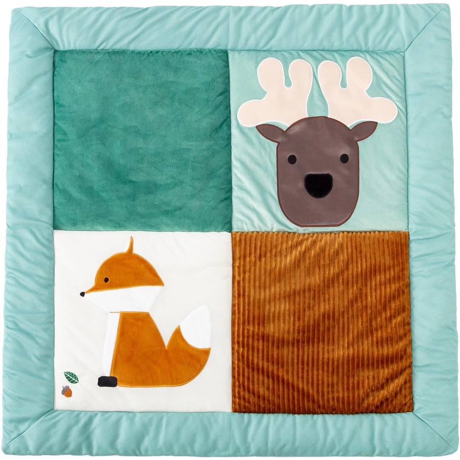 Little Big Friends Patchwork Spielmatte  - Wald