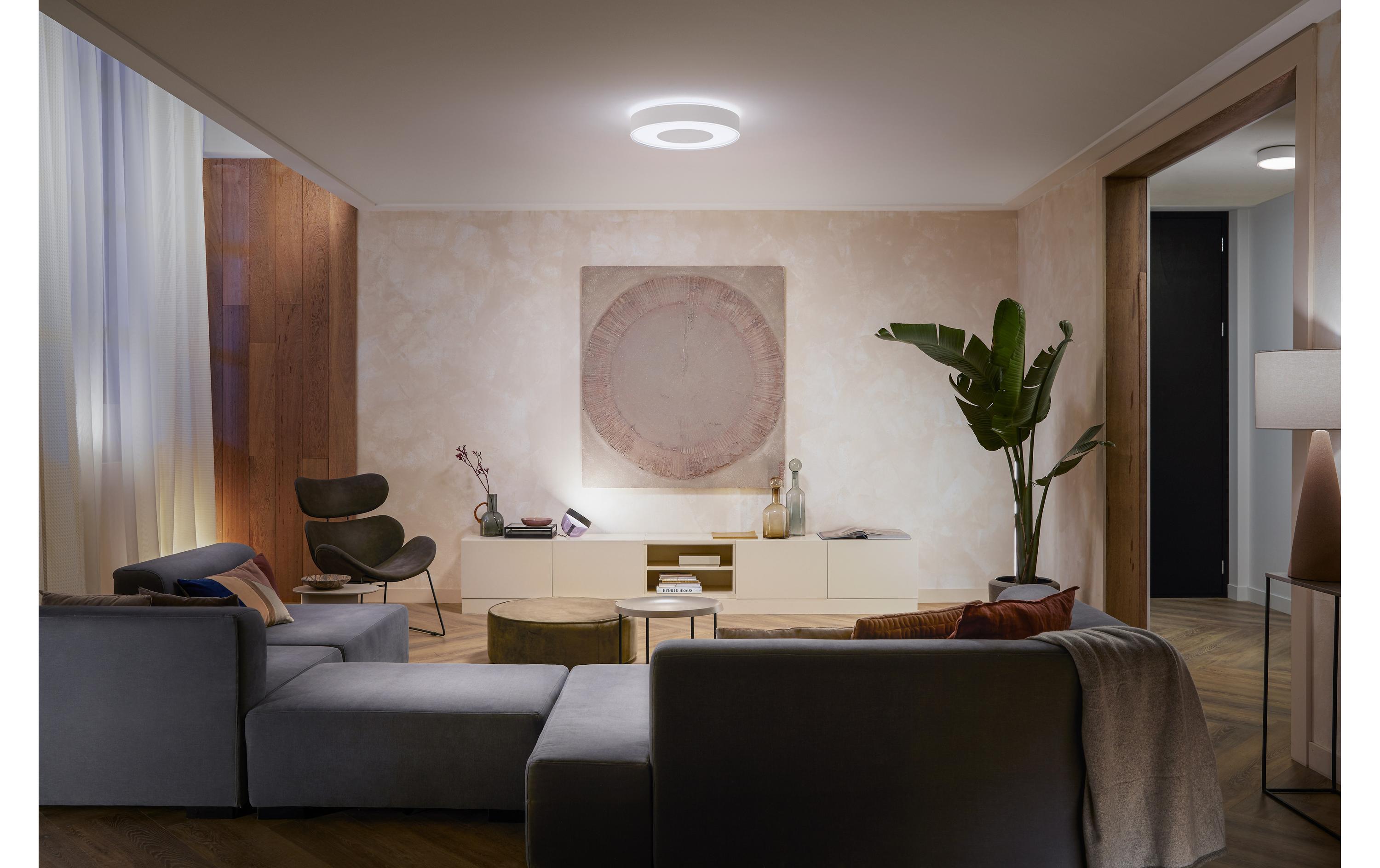 White & Col. Amb. Infuse Deckenleuchte L weiss 3450 lm<br>Deckenlampe steuerbar mit Philips Hue