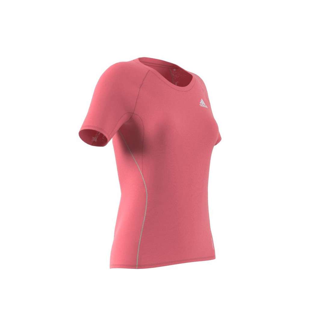 adidas Adi Runner Hardloopshirt Korte mouwen Roze Dames
