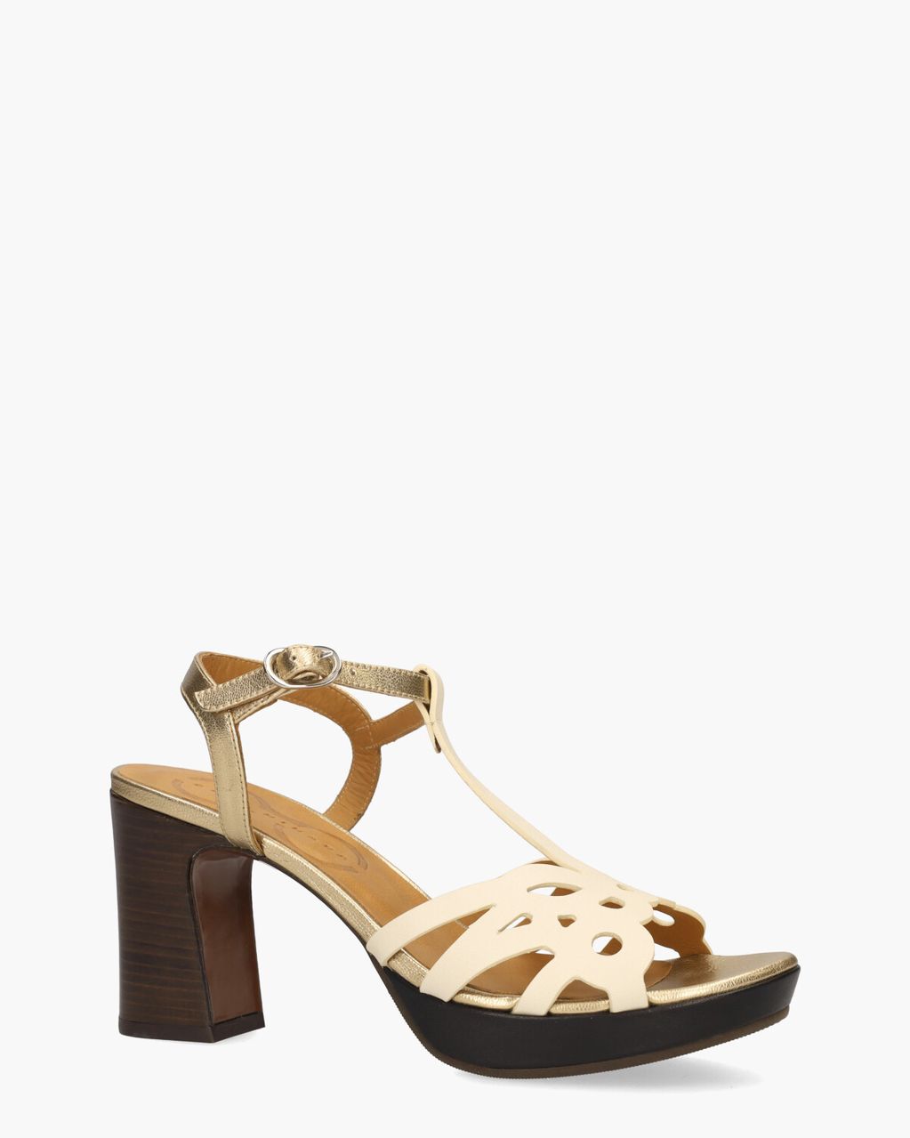 Chie Mihara Karik Off-White/Goud Damespumps
