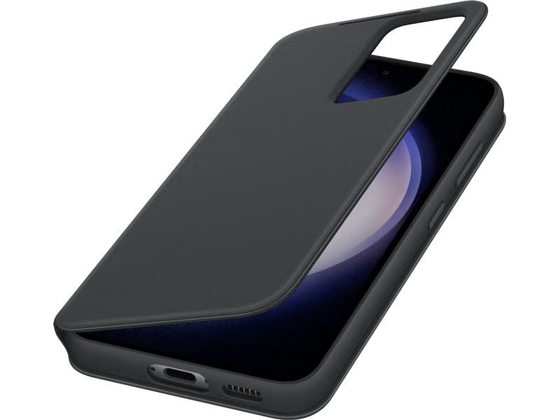 Samsung Book Cover Smart View Galaxy S23 Schwarz Schutzhülle mit Touch-Interface für das Samsung Galaxy S23