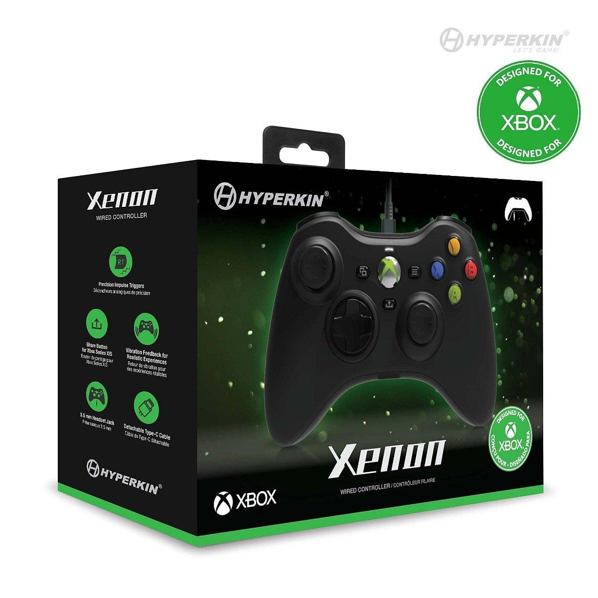 Hyperkin GAME Xenon Xbox Wired Controller Black
