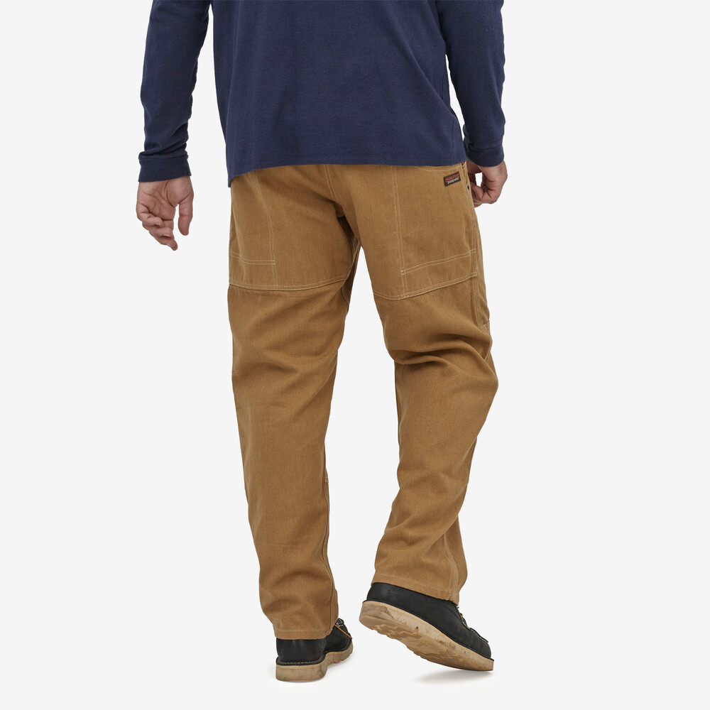 Iron Forge Herren-Hose aus Hanf-Canvas mit doppeltem Knie – Normalgröße