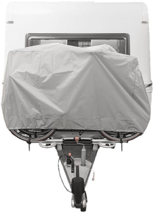 ProPlus - Fietshoes - Zwart - 200D Polyester Ripstop - Geschikt voor 2 Fietsen