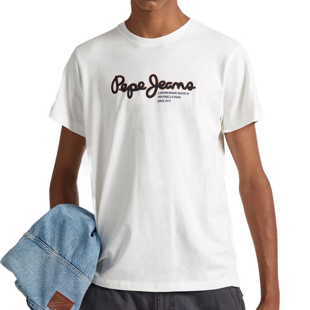 Pepe jeans T-shirt Blanc Homme Pepe jeans Wido