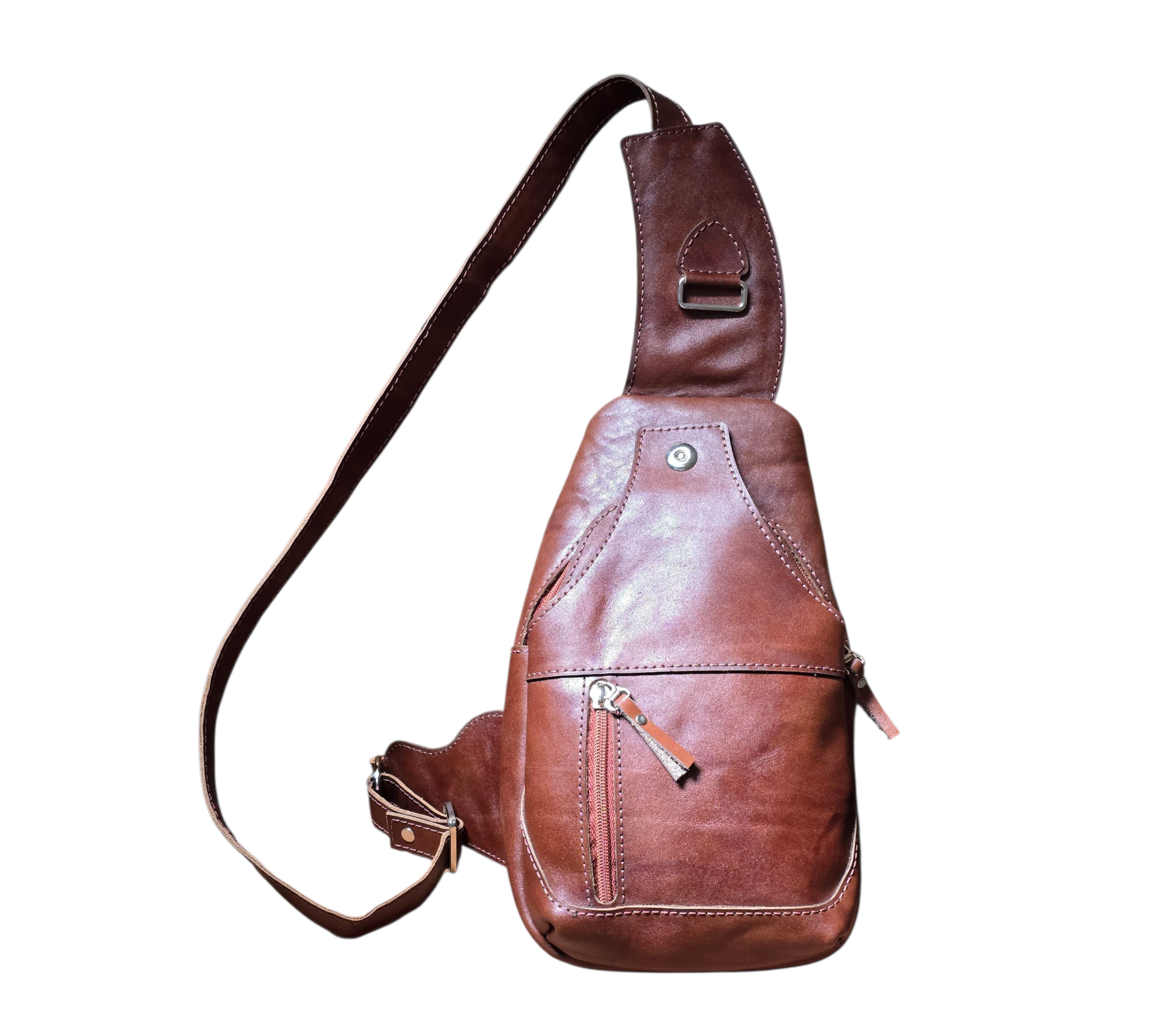 Handgemaakte Leren Crossbody Tas Heren – Elodina