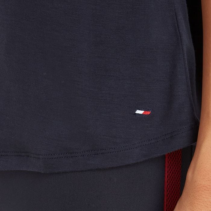 Tommy Hilfiger Sport Relaxed Split Tape Tanktop Dames