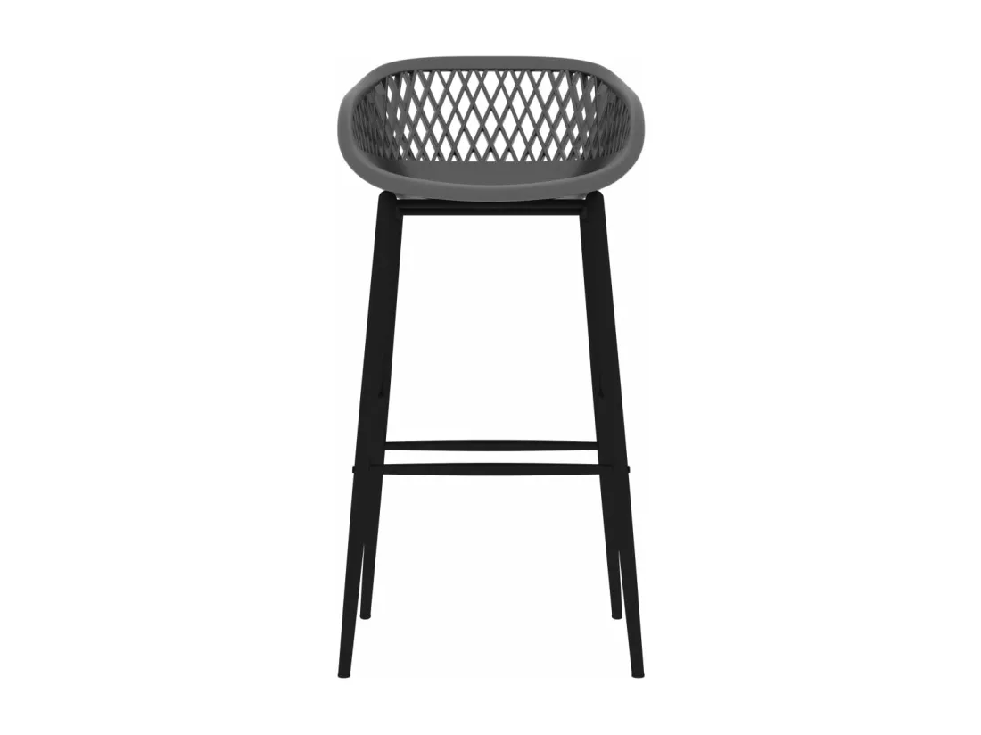 Ensemble de bar 7 pcs Noir et gris