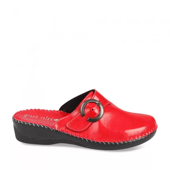 Mules ROUGE GREEN RELAX