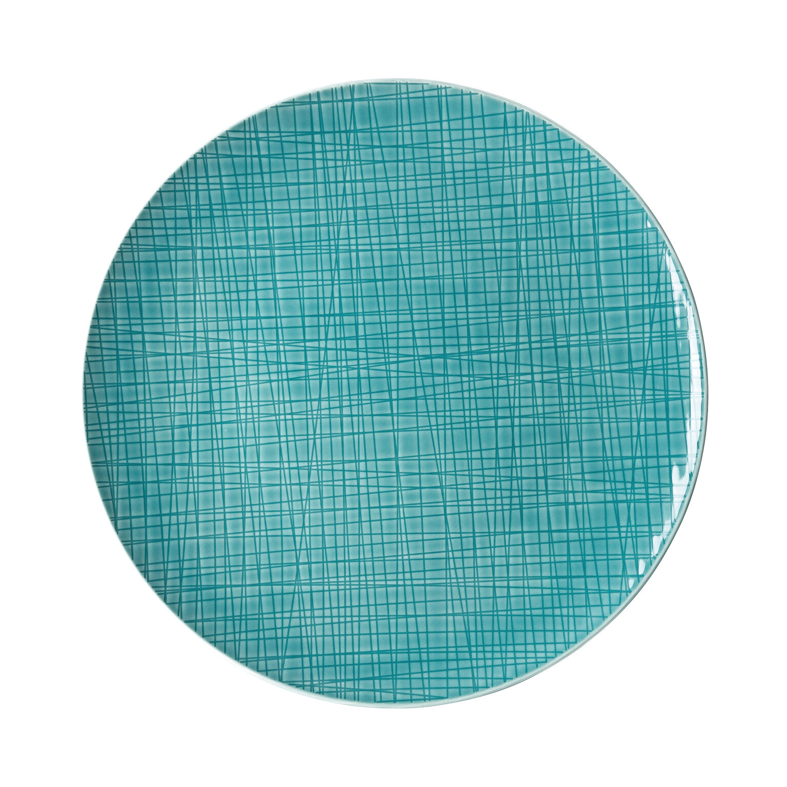 Mesh Colours Aqua Teller 30 cm flach