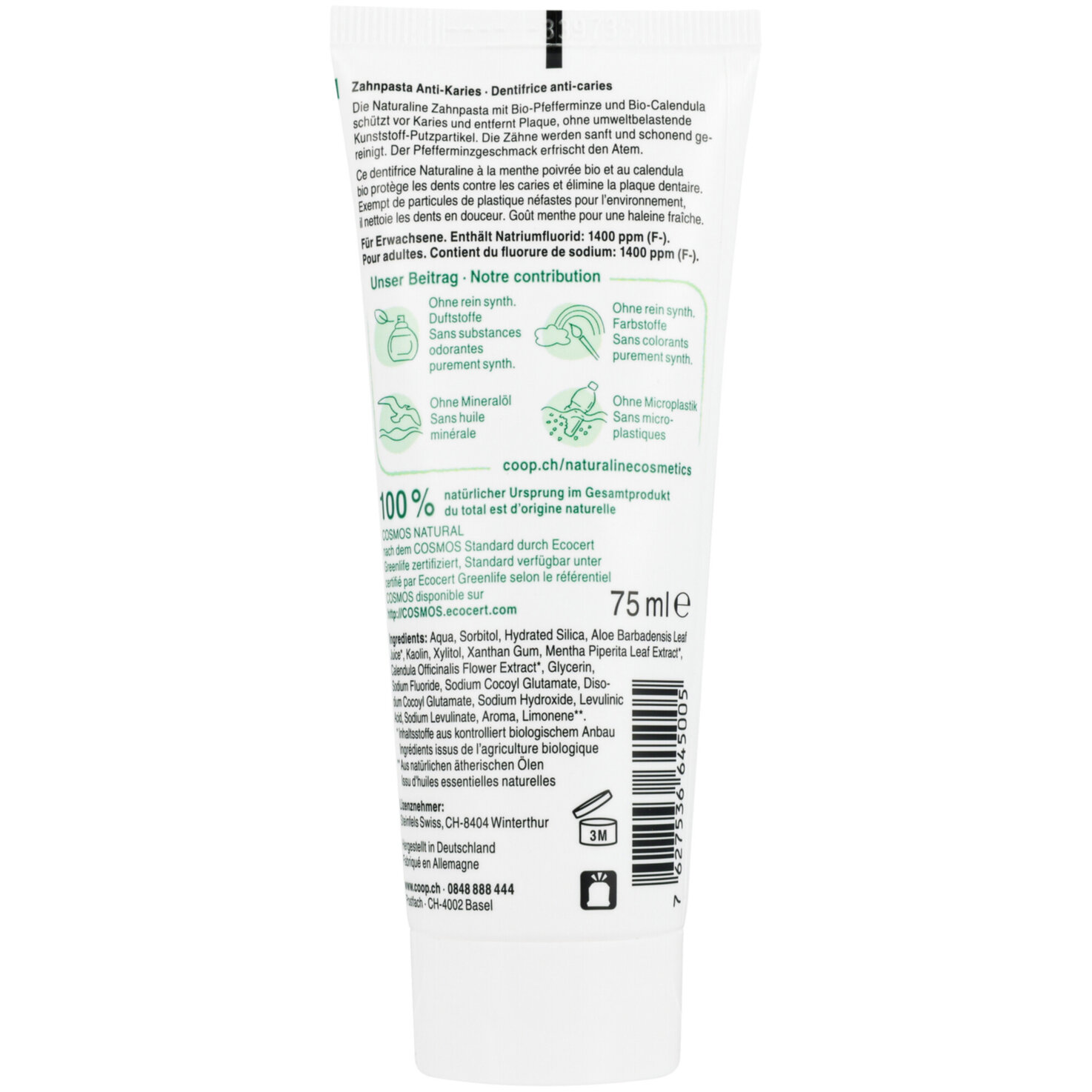 Naturaline Zahnpasta Kariesschutz