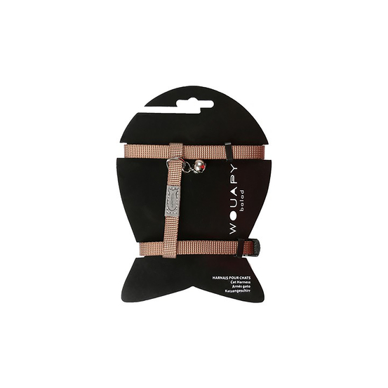 Harnais pour chat basic Line taupe