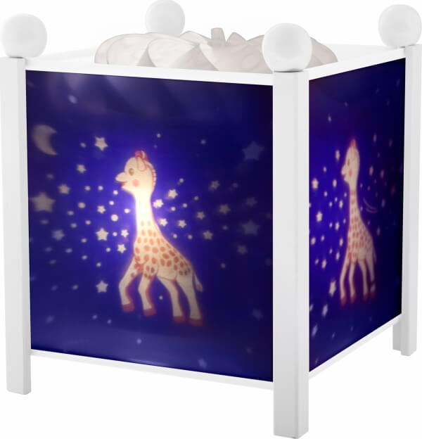 Magische Laterne Sophie the giraffe, Nachtlicht, ca. 17,8x17,5x26,5 cm, ab 3 Jahren