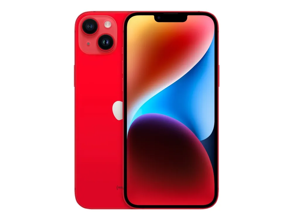Apple iPhone 14 Plus - (PRODUCT) RED - 5G smartphone - dual-SIM / Intern hukommelse 128 GB - OLED-skærm - 6.7