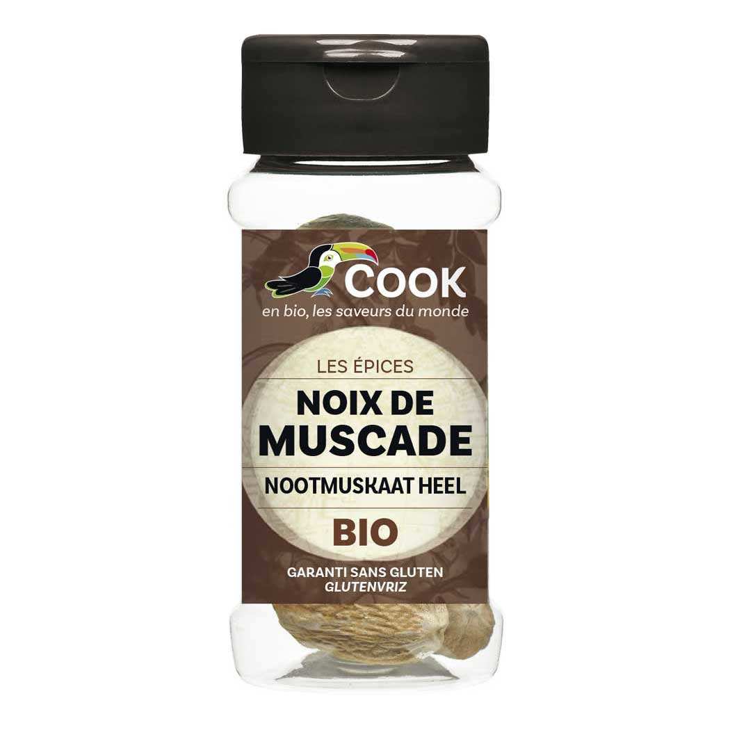 Noix de muscade entières bio