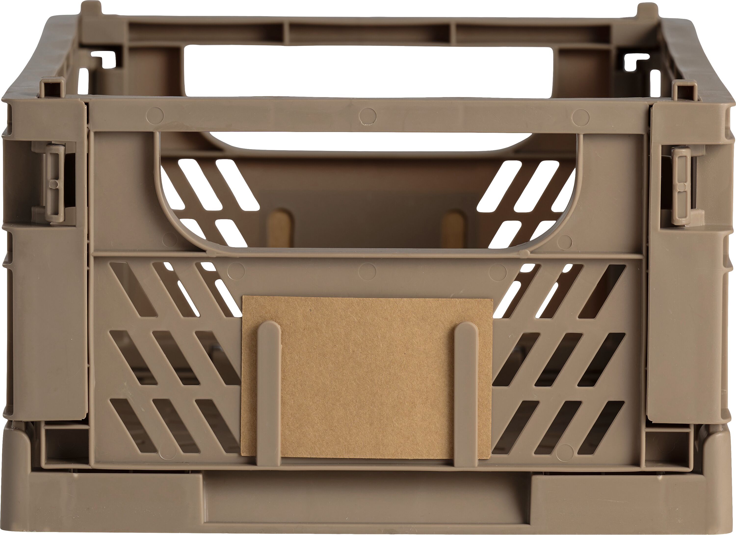 FELIX Klappbox wallnuss 25x16.5x10 cm - Braun / B: 25.0 cm x T: 16.5 cm x H: 10.0 cm