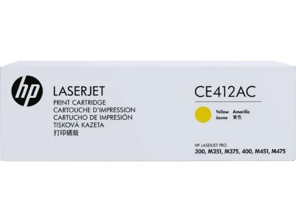 HP 305A - Gul - original - LaserJet - tonerpatron (CE412A) - for LaserJet Pro 300 M351, 400 M451, MFP M375, MFP M475
