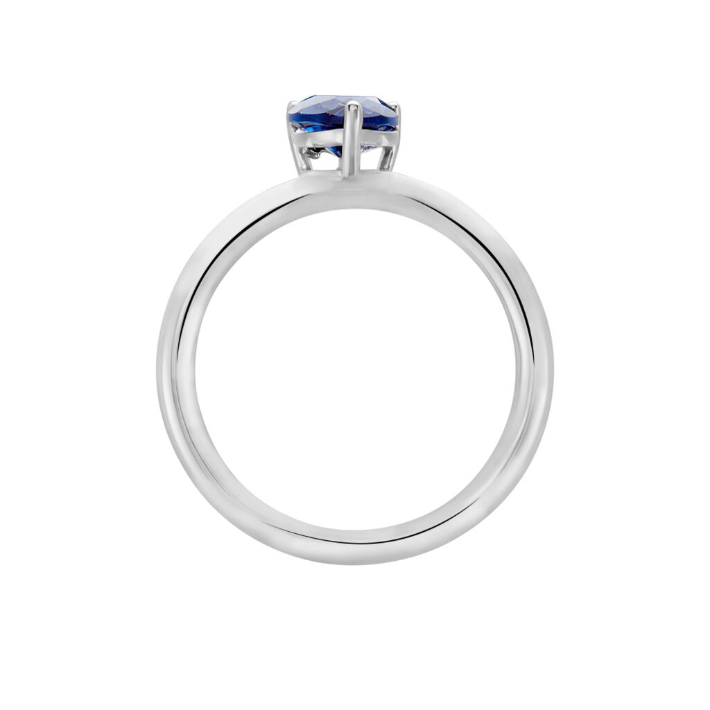 Bague Solitaire Kelvyn Argent Blanc Oxyde De Zirconium