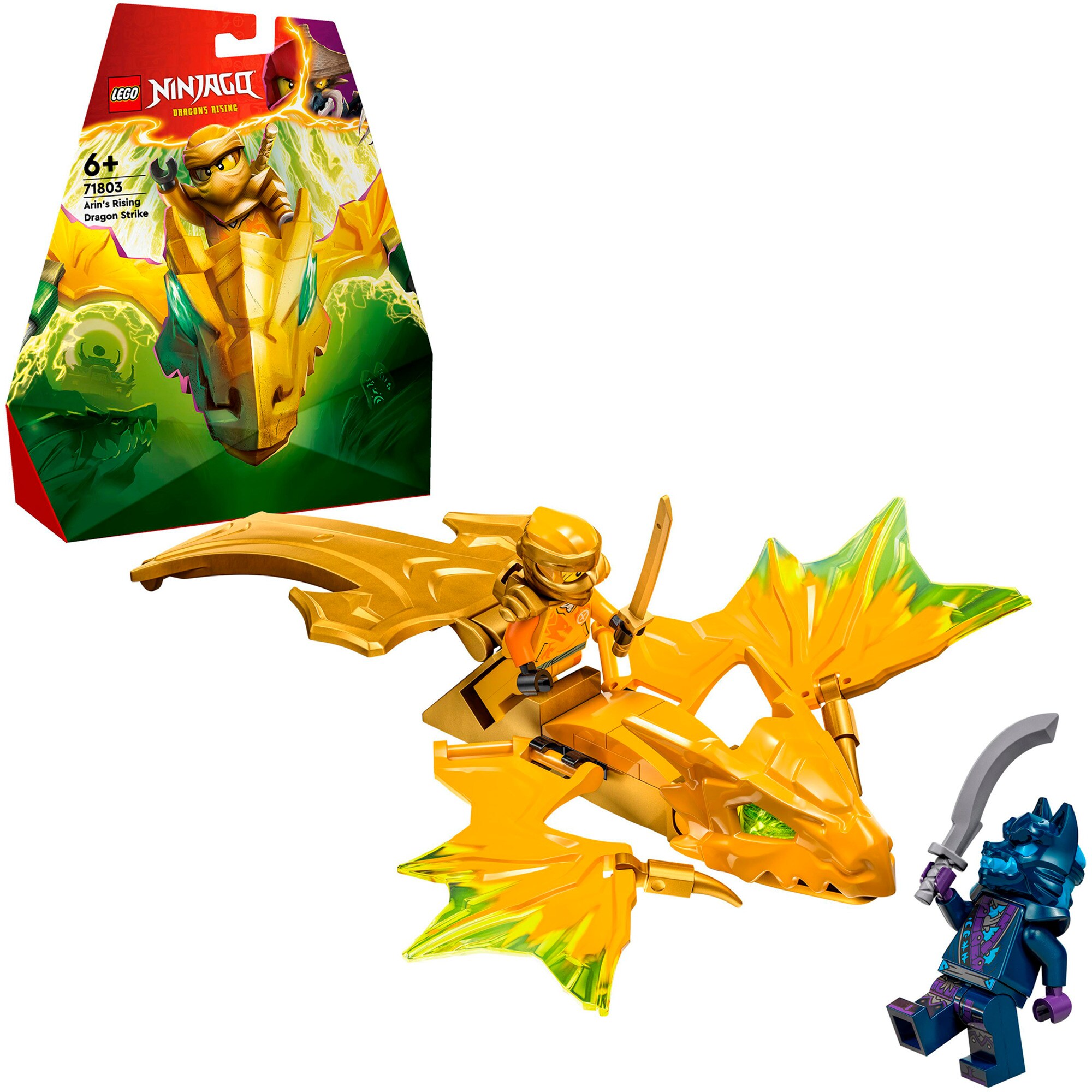 LEGO Konstruktionsspielzeug Ninjago Arins Drachengleiter