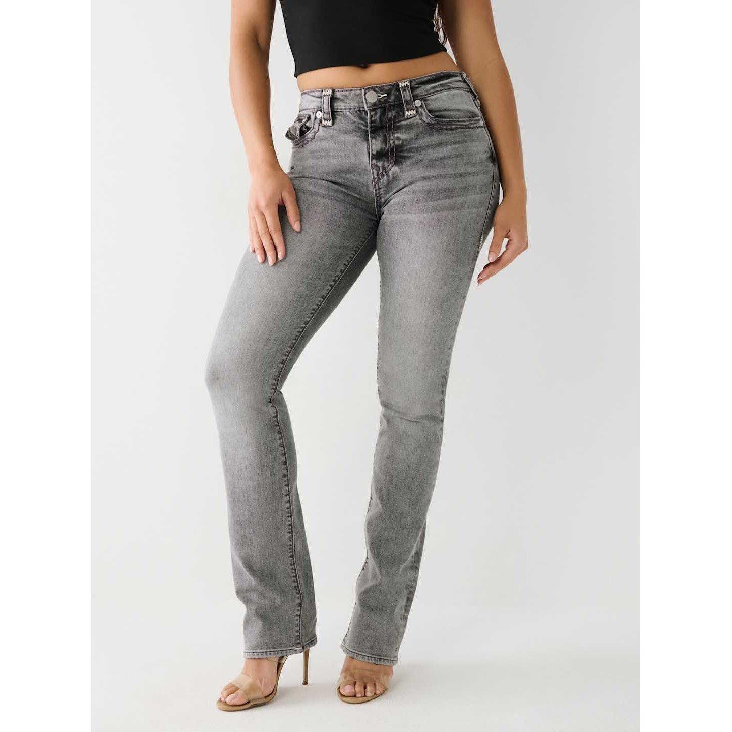 True Religion TR Billie Straight Jeans Womens